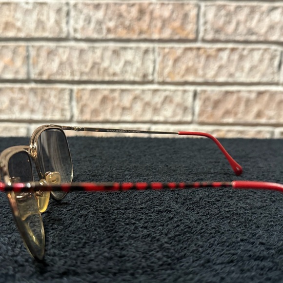 Beverly Johnson Red and Gold Glasses - Picture 5 of 10